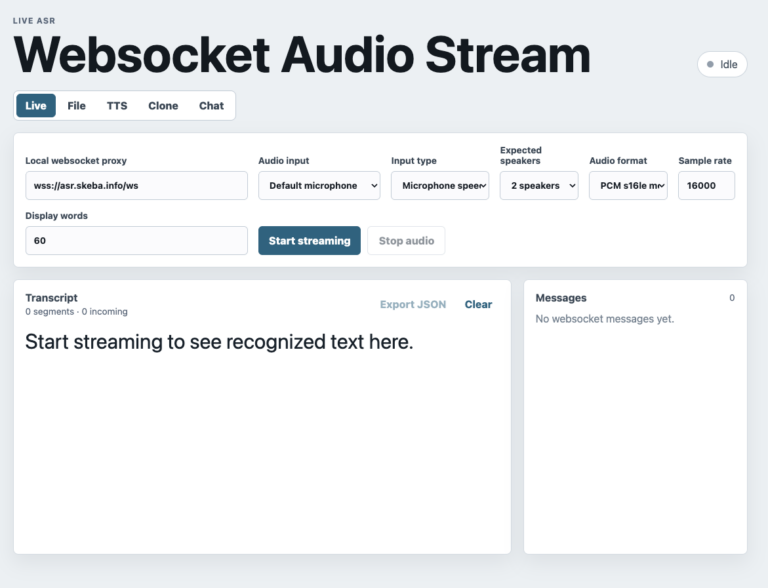 Real Time LLM Voice Chat