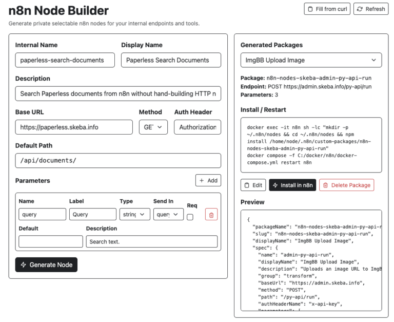 n8n Node and Tool Builder